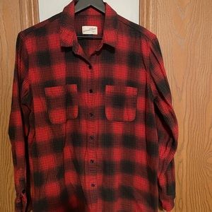 Universal Thread Flannel Black and Red Women’s Sz. Large